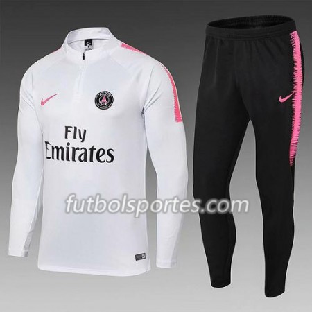 PSG Sudadera de Entrenamiento Trajes Blanco 2018/2019